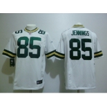 nike nfl jerseys green bay packers #85 jennings white[game]