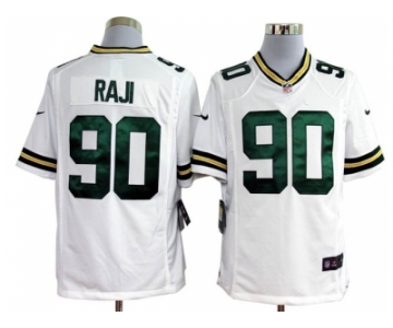 nike nfl jerseys green bay packers #90 raji white[game]