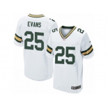 Men Nike Green Bay Packers #25 Marwin Evans Elite White NFL Jersey