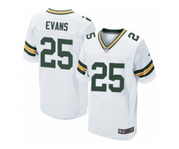 Men Nike Green Bay Packers #25 Marwin Evans Elite White NFL Jersey