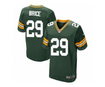 Men Nike Green Bay Packers #29 Kentrell Brice Elite Green Team Color NFL Jersey