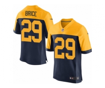 Men Nike Green Bay Packers #29 Kentrell Brice Elite Navy Blue Alternate NFL Jersey