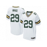 Men Nike Green Bay Packers #29 Kentrell Brice Elite White NFL Jersey