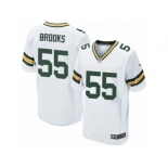 Men Nike Green Bay Packers #55 Ahmad Brooks Elite White NFL Jersey