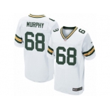 Men Nike Green Bay Packers #68 Kyle Murphy Elite White NFL Jersey