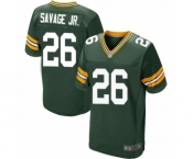 Men's Green Bay Packers #26 Darnell Savage Jr. Elite Green Team Color Football Jersey