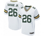 Men's Green Bay Packers #26 Darnell Savage Jr. Elite White Football Jersey