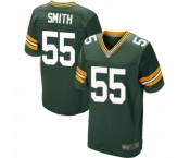 Men's Green Bay Packers #55 Za'Darius Smith Elite Green Team Color Football Jersey