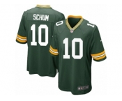 Men's Nike Green Bay Packers #10 Jacob Schum Game Green Team Color NFL Jersey