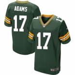 Men's Nike Green Bay Packers #17 Davante Adams Elite Green Team Color NFL Jersey