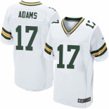 Men's Nike Green Bay Packers #17 Davante Adams Elite White NFL Jersey