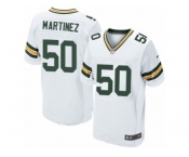 Men's Nike Green Bay Packers #50 Blake Martinez Elite White NFL Jersey