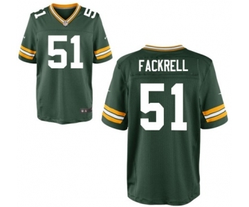 Men's Nike Green Bay Packers #51 Kyler Fackrell Elite Green Team Color NFL Jersey