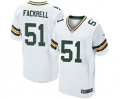 Men's Nike Green Bay Packers #51 Kyler Fackrell Elite White NFL Jersey