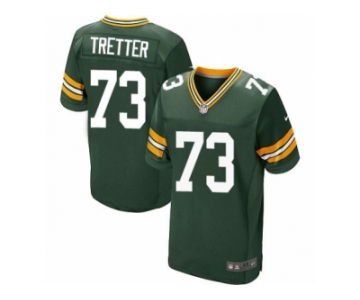 Men's Nike Green Bay Packers #73 JC Tretter Elite Green Team Color NFL Jersey