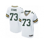 Men's Nike Green Bay Packers #73 Jahri Evans Elite White NFL Jersey