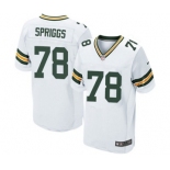 Men's Nike Green Bay Packers #78 Jason Spriggs Elite White NFL Jersey