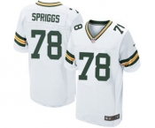 Men's Nike Green Bay Packers #78 Jason Spriggs Elite White NFL Jersey