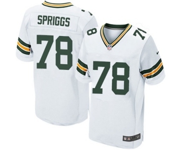 Men's Nike Green Bay Packers #78 Jason Spriggs Elite White NFL Jersey