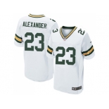 Nike Green Bay Packers #23 Jaire Alexander White Men Stitched NFL Elite Jersey