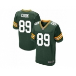 Nike Green Bay Packers #89 Jared Cook Green Team Color Men's Stitched NFL Elite Jersey