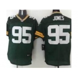 Nike NFL Jerseys Green Bay Packers #95 Datone Jones Green Jerseys(Elite)