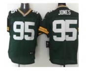 Nike NFL Jerseys Green Bay Packers #95 Datone Jones Green Jerseys(Elite)