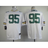 Nike NFL Jerseys Green Bay Packers #95 Datone Jones White[Elite]