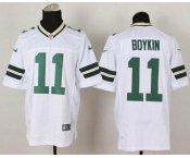 nike nfl jerseys green bay packers #11 boykin white[Elite]