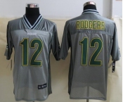 nike nfl jerseys green bay packers #12 aaron rodgers grey[Elite vapor]