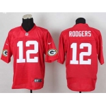 nike nfl jerseys green bay packers #12 aaron rodgers red[Elite]