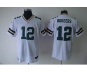 nike nfl jerseys green bay packers #12 rodgers white[elite]