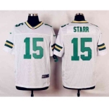 nike nfl jerseys green bay packers #15 bart starr white[Elite]