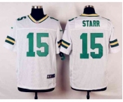 nike nfl jerseys green bay packers #15 bart starr white[Elite]