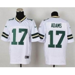 nike nfl jerseys green bay packers #17 adams white[Elite]