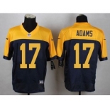 nike nfl jerseys green bay packers #17 adams yellow-blue[Elite]