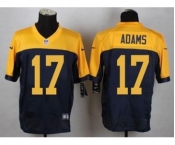 nike nfl jerseys green bay packers #17 adams yellow-blue[Elite]