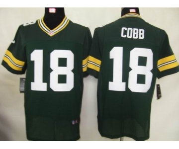 nike nfl jerseys green bay packers #18 cobb green[elite]