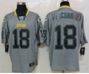 nike nfl jerseys green bay packers #18 cobb grey[Elite lights out]