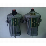 nike nfl jerseys green bay packers #18 cobb grey[Elite shadow]