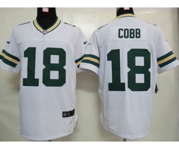 nike nfl jerseys green bay packers #18 cobb white[elite]