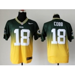 nike nfl jerseys green bay packers #18 randall cobb green-yellow[Elite drift fashion][second version]