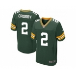 nike nfl jerseys green bay packers #2 mason crosby green[Elite]