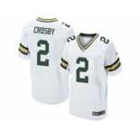 nike nfl jerseys green bay packers #2 mason crosby white[Elite]