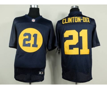 nike nfl jerseys green bay packers #21 clinton-dix blue[Elite][clinton-dix]