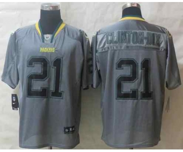 nike nfl jerseys green bay packers #21 clinton-dix grey[Elite lights out][clinton-dix]