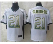 nike nfl jerseys green bay packers #21 clinton-dix white[Elite drift fashion][clinton-dix]