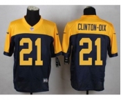 nike nfl jerseys green bay packers #21 clinton-dix yellow-blue[Elite]