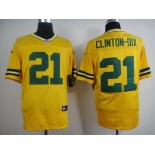 nike nfl jerseys green bay packers #21 clinton-dix yellow[Elite][clinton-dix]