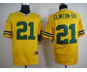 nike nfl jerseys green bay packers #21 clinton-dix yellow[Elite][clinton-dix]